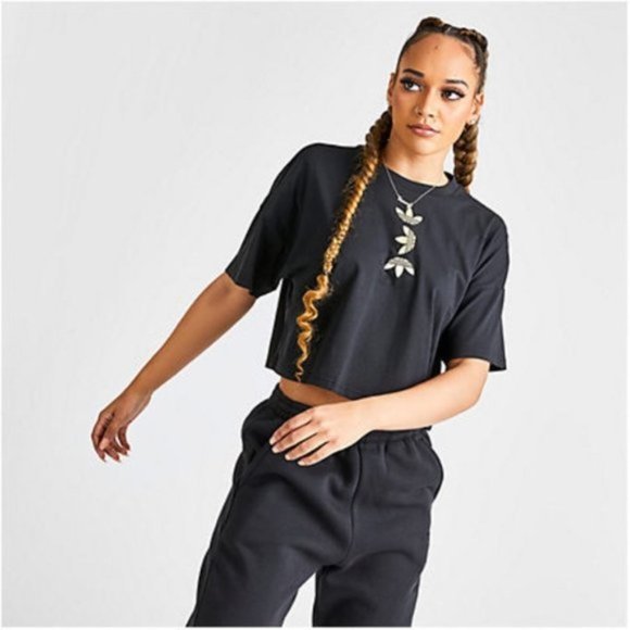 New adidas black / gold t-shirt womens - Picture 5 of 7